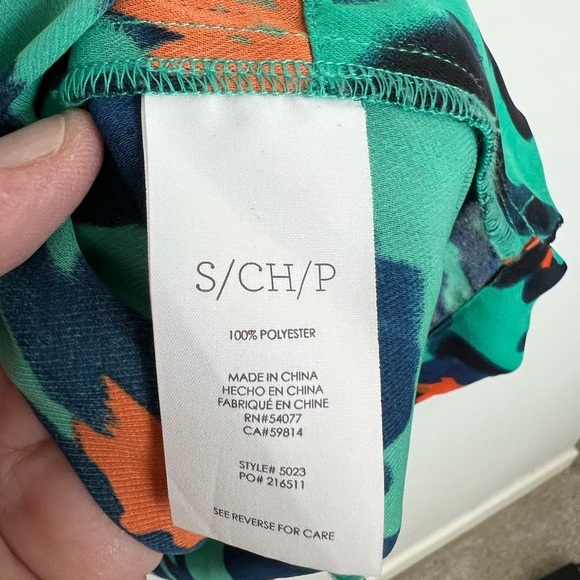 CAbi Rita Leopard Print Blouse #5023 Size S - Picture 4 of 6